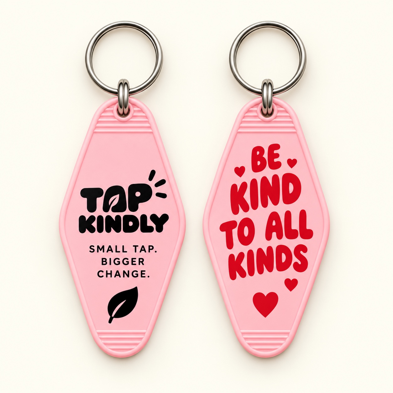 Pink · All kinds NFC fob, front and back